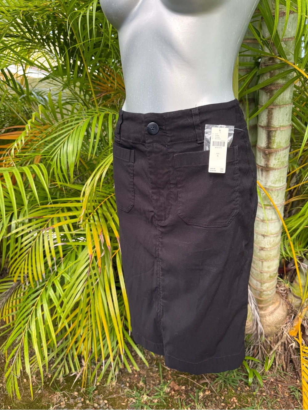 Brand-new Maeve Black Midi Skirt